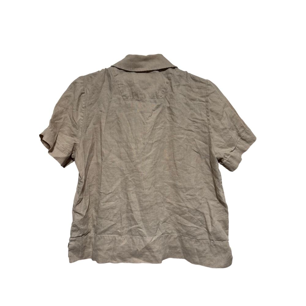 Quince Beige Linen Button Down Shirt XS - Picture 7 of 7
